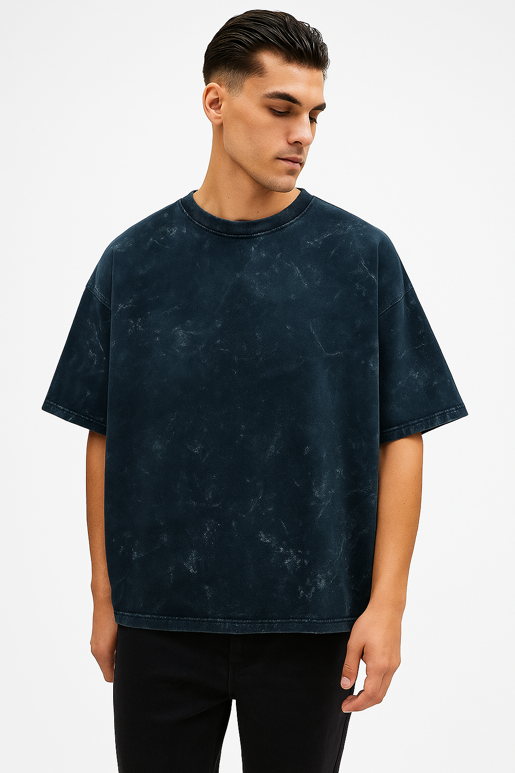Unisex Acid Washed Oversized Tee
