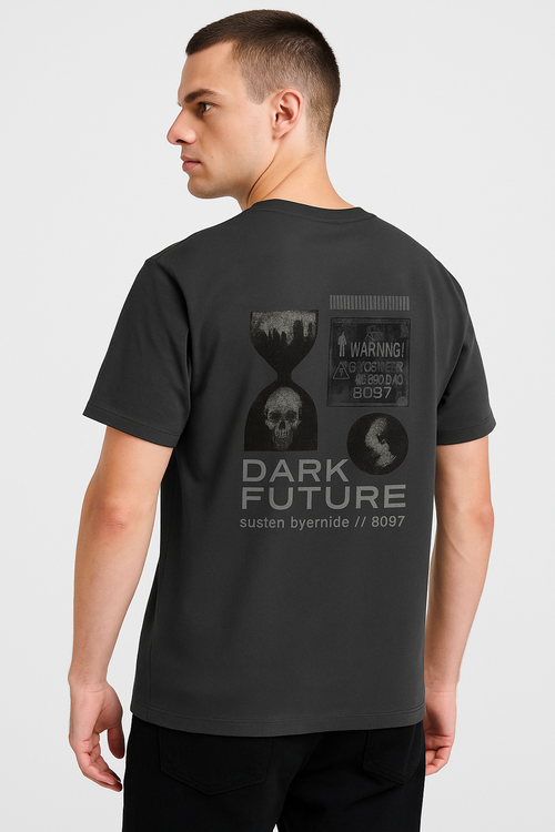 Dark Future Graphic Tee – System Override Edition (8097)