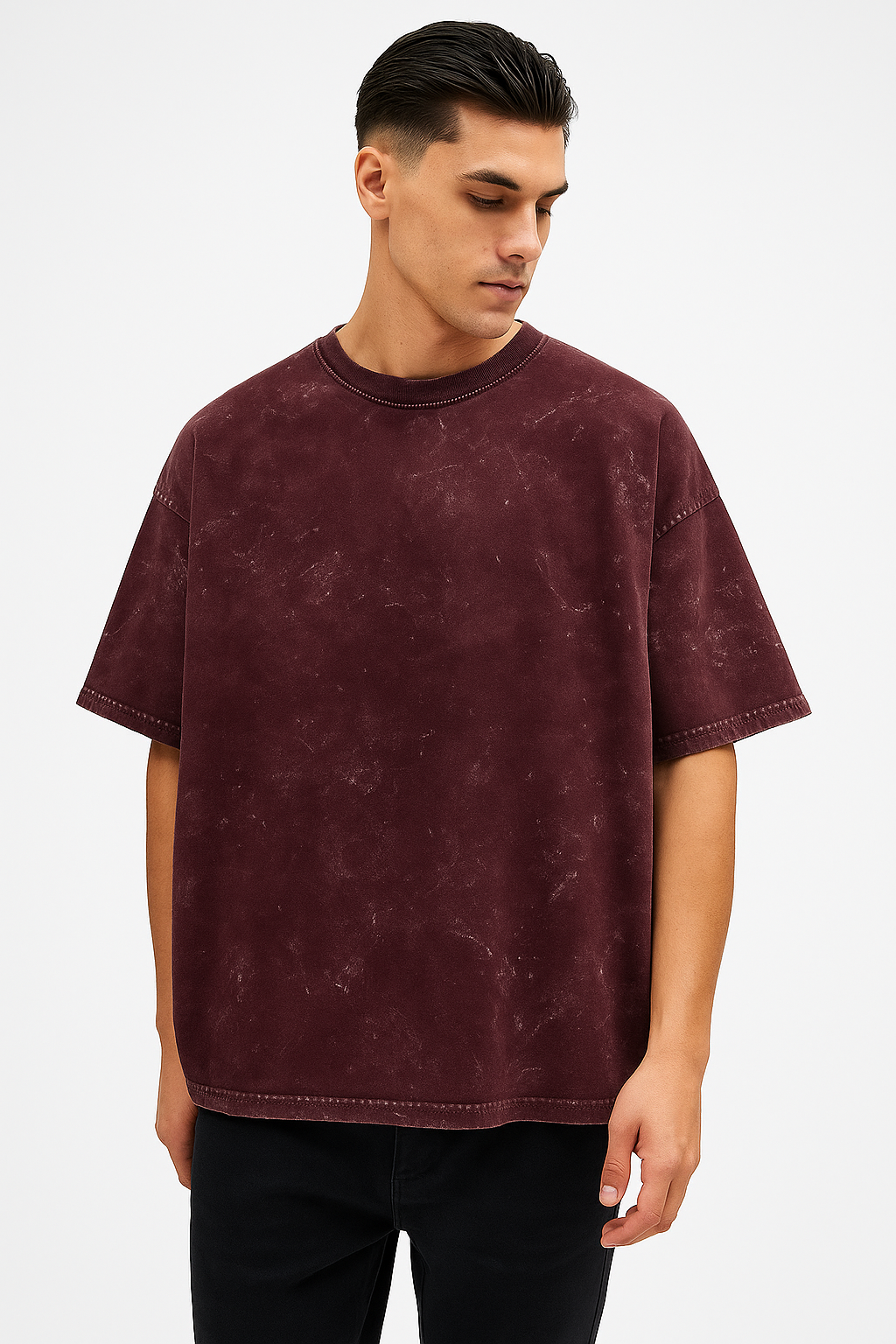 Unisex Acid Washed Oversized Tee